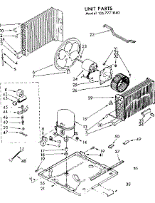 Unit Parts parts for Kenmore Heat Pump System 106.7771840 (1067771840, 106 7771840) from AppliancePartsPros.com