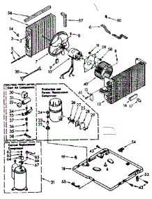 Unit Parts parts for Kenmore Heat Pump System 106.8711180 (1068711180, 106 8711180) from AppliancePartsPros.com