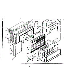 Cabinet Parts parts for Kenmore Heat Pump System 106.65760 (10665760, 106 65760) from AppliancePartsPros.com