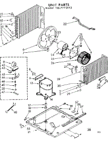 Unit Parts parts for Kenmore Heat Pump System 106.7772192 (1067772192, 106 7772192) from AppliancePartsPros.com