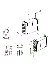 Unit Parts parts for Kenmore Heat Pump System 253.8740990 (2538740990, 253 8740990) from AppliancePartsPros.com