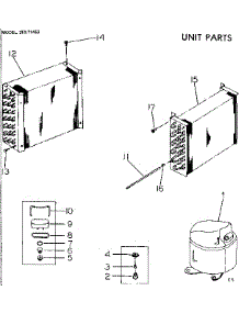 Unit Parts parts for Kenmore Heat Pump System 253.71453 (25371453, 253 71453) from AppliancePartsPros.com