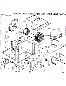 Electrical System And Air Handling Parts parts for Kenmore Heat Pump System 253.71453 (25371453, 253 71453) from AppliancePartsPros.com