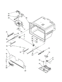 Freezer Liner parts for Kenmore Refrigerator 596.79243014 (59679243014, 596 79243014) from AppliancePartsPros.com