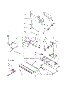 Unit parts for Kenmore Refrigerator 596.79243014 (59679243014, 596 79243014) from AppliancePartsPros.com