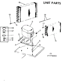 Unit Parts parts for Kenmore Heat Pump System 253.7776000 (2537776000, 253 7776000) from AppliancePartsPros.com
