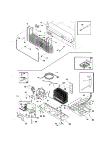 Cooling System parts for Kenmore Refrigerator 253.70319213 (25370319213, 253 70319213) from AppliancePartsPros.com
