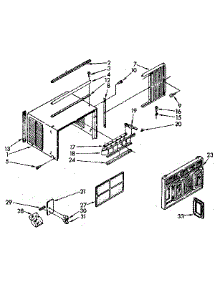 Cabinet parts for Kenmore Heat Pump System 106.8760781 (1068760781, 106 8760781) from AppliancePartsPros.com