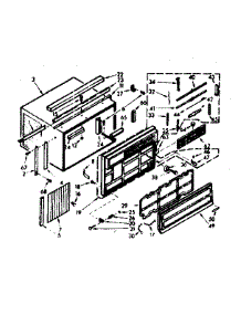 Cabinet Parts parts for Kenmore Heat Pump System 106.69280 (10669280, 106 69280) from AppliancePartsPros.com