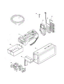 Ice Maker parts for Kenmore Refrigerator 253.70313213 (25370313213, 253 70313213) from AppliancePartsPros.com
