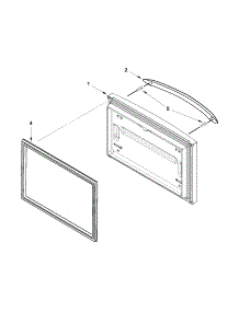 Freezer Door Parts parts for Kenmore Refrigerator 596.72013015 (59672013015, 596 72013015) from AppliancePartsPros.com