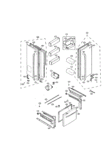 Door Parts parts for Kenmore Refrigerator 795.70329310 (79570329310, 795 70329310) from AppliancePartsPros.com
