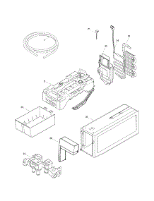 Ice Maker parts for Kenmore Refrigerator 253.70313212 (25370313212, 253 70313212) from AppliancePartsPros.com