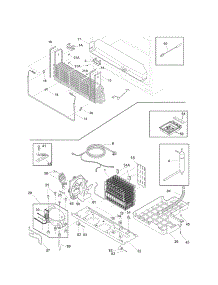 Cooling System parts for Kenmore Refrigerator 253.70319212 (25370319212, 253 70319212) from AppliancePartsPros.com
