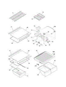 Shelves parts for Kenmore Evaporative Cooler 565.61780 (56561780, 565 61780) from AppliancePartsPros.com
