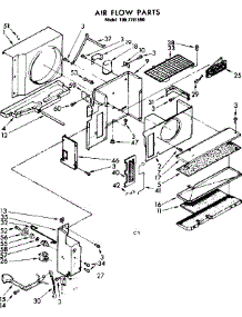 Air Flow Parts parts for Kenmore Heat Pump System 106.7791590 (1067791590, 106 7791590) from AppliancePartsPros.com