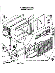 Cabinet Parts parts for Kenmore Heat Pump System 106.8712210 (1068712210, 106 8712210) from AppliancePartsPros.com