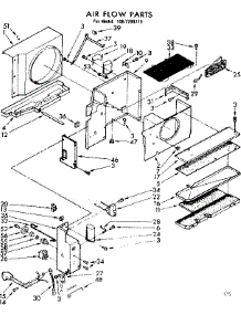 Air Flow Parts parts for Kenmore Heat Pump System 106.7780770 (1067780770, 106 7780770) from AppliancePartsPros.com
