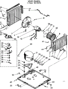 Unit Parts parts for Kenmore Heat Pump System 106.7780770 (1067780770, 106 7780770) from AppliancePartsPros.com