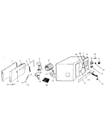 Unit Parts parts for Kenmore Evaporative Cooler 661.618001 (661618001, 661 618001) from AppliancePartsPros.com