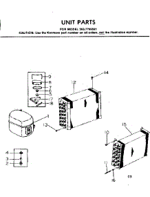 Unit Parts parts for Kenmore Heat Pump System 253.7795081 (2537795081, 253 7795081) from AppliancePartsPros.com