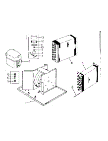 Unit Parts parts for Kenmore Heat Pump System 253.72140 (25372140, 253 72140) from AppliancePartsPros.com