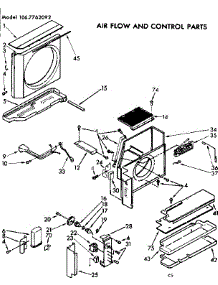 Air Flow & Control Parts parts for Kenmore Heat Pump System 106.7762092 (1067762092, 106 7762092) from AppliancePartsPros.com