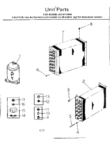 Unit Parts parts for Kenmore Heat Pump System 253.8710996 (2538710996, 253 8710996) from AppliancePartsPros.com