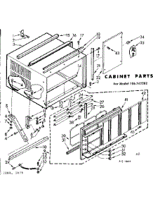 Cabinet Parts parts for Kenmore Heat Pump System 106.742282 (106742282, 106 742282) from AppliancePartsPros.com