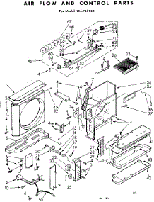 Air Flow And Control Parts parts for Kenmore Heat Pump System 106.742282 (106742282, 106 742282) from AppliancePartsPros.com