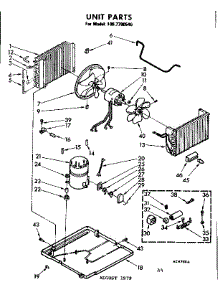 Unit Parts parts for Kenmore Heat Pump System 106.7790540 (1067790540, 106 7790540) from AppliancePartsPros.com
