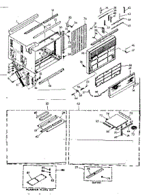 Cabinet Parts parts for Kenmore Heat Pump System 106.70221 (10670221, 106 70221) from AppliancePartsPros.com