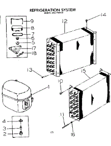 Refrigeration System parts for Kenmore Heat Pump System 253.7798110 (2537798110, 253 7798110) from AppliancePartsPros.com