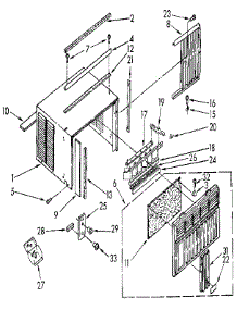Cabinet parts for Kenmore Heat Pump System 106.9710550 (1069710550, 106 9710550) from AppliancePartsPros.com