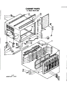 Cabinet Parts parts for Kenmore Heat Pump System 106.8712081 (1068712081, 106 8712081) from AppliancePartsPros.com