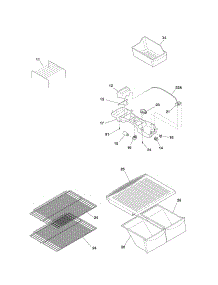 Shelves parts for Kenmore Refrigerator 253.71762018 (25371762018, 253 71762018) from AppliancePartsPros.com