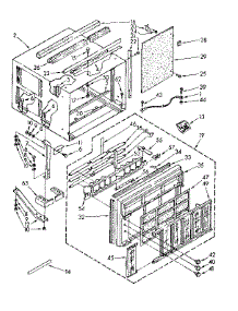 Cabinet Parts parts for Kenmore Heat Pump System 106.8732991 (1068732991, 106 8732991) from AppliancePartsPros.com