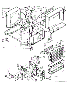 Air Flow Parts parts for Kenmore Heat Pump System 106.71830 (10671830, 106 71830) from AppliancePartsPros.com