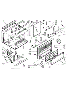 Cabinet Parts parts for Kenmore Heat Pump System 106.71830 (10671830, 106 71830) from AppliancePartsPros.com