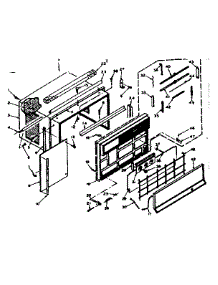 Cabinet Parts parts for Kenmore Heat Pump System 106.65211 (10665211, 106 65211) from AppliancePartsPros.com