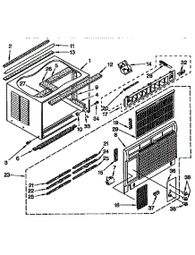 Cabinet Parts parts for Kenmore Heat Pump System 106.9741570 (1069741570, 106 9741570) from AppliancePartsPros.com