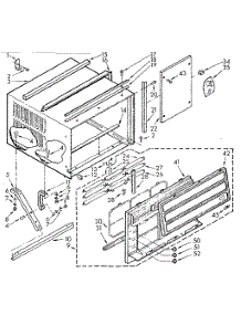 Cabinet Parts parts for Kenmore Heat Pump System 106.73800 (10673800, 106 73800) from AppliancePartsPros.com