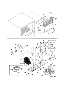System parts for Kenmore Refrigerator 253.68802017 (25368802017, 253 68802017) from AppliancePartsPros.com
