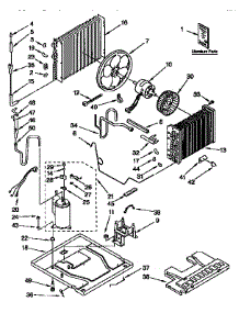 Unit Parts parts for Kenmore Heat Pump System 106.9741810 (1069741810, 106 9741810) from AppliancePartsPros.com