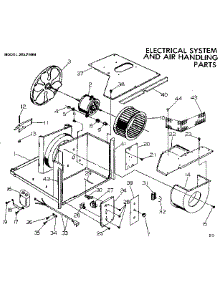 Electrical System And Air Handling Parts parts for Kenmore Heat Pump System 253.71454 (25371454, 253 71454) from AppliancePartsPros.com
