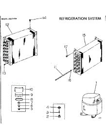 Refrigeration System parts for Kenmore Heat Pump System 253.71454 (25371454, 253 71454) from AppliancePartsPros.com