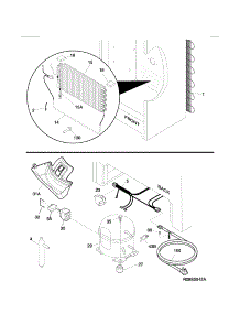 System parts for Kenmore Freestanding Freezer 253.28732C1 (25328732C1, 253 28732C1) from AppliancePartsPros.com