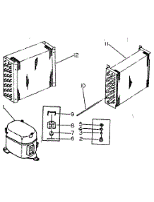 Refrigeration System Parts parts for Kenmore Heat Pump System 253.71231 (25371231, 253 71231) from AppliancePartsPros.com