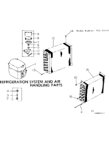 Refrigeration System & Air Handling Parts parts for Kenmore Heat Pump System 253.72430 (25372430, 253 72430) from AppliancePartsPros.com