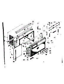 Cabinet Parts parts for Kenmore Heat Pump System 106.68290 (10668290, 106 68290) from AppliancePartsPros.com